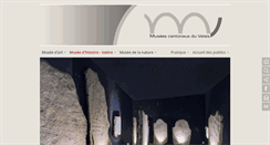 Desktop Screenshot of musees-valais.ch