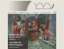 Tablet Screenshot of musees-valais.ch